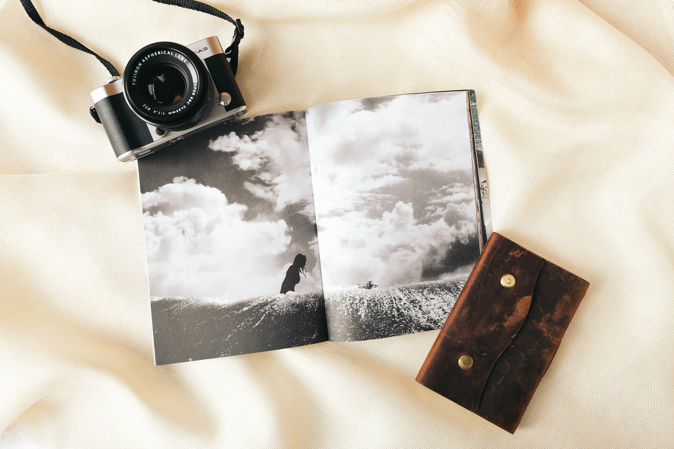 Lifestyle essentials flatlay